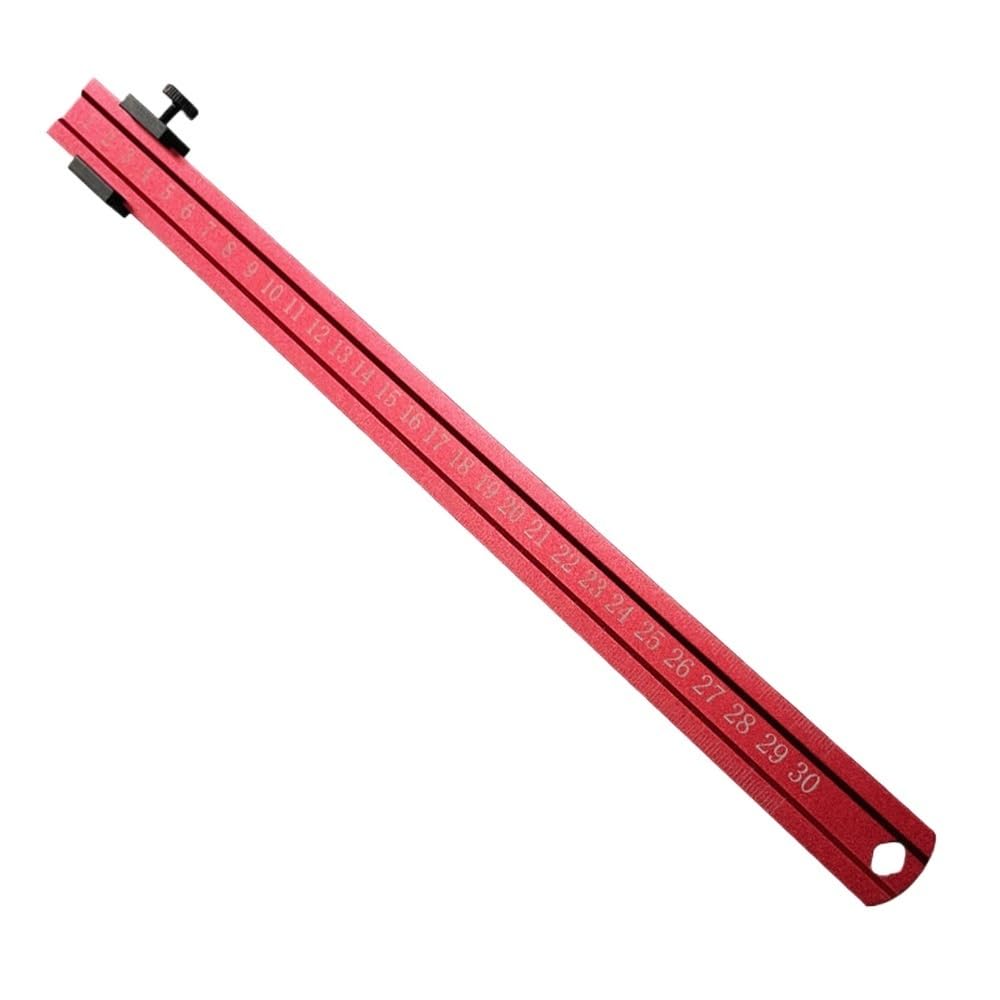 VIDOO Pogrubiony Aluminiowy Blok Pozycjonujący Ogranicznik Wielofunkcyjna Linijka ze Skalą-600mm