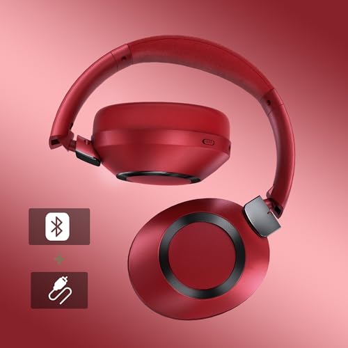 image for EAORUL Active Noise Cancelling Headphones, 100H Playtime Headphones Wi