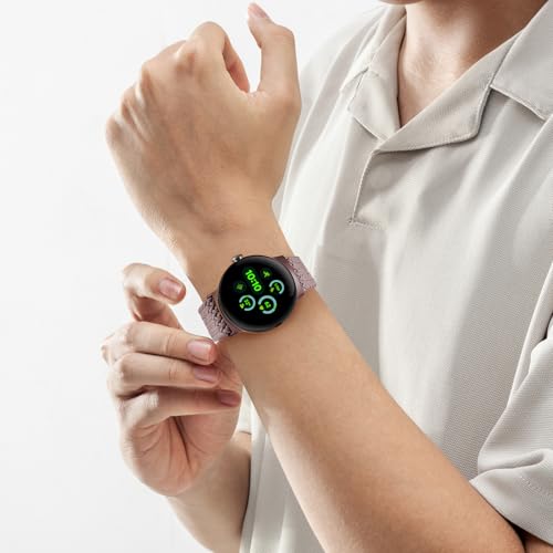Correa trenzada magnética de nylon compatible con Google Pixel Watch 41mm miniatura 6