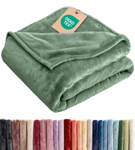 Ultra Soft Fleece Blanket Queen Size - Flannel Fleece Luxury