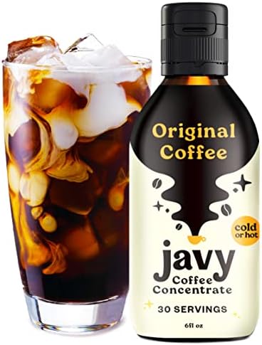 Javy Coffee Cold Brew Coffee Concentrate, Perfect for Instant Iced Coffee, Cold Brewed Coffee and Hot Coffee.