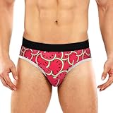 JHKKU Men's Watermelon Briefs Underwear Stretch Super Soft Comfy No Fly Briefs Gifts, X-Large