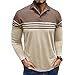 Polo Shirt Men, Long Sleeve Fall Winter Golf T Shirts Performance Casual Work Collar Shirt Polos Old Money Mens Tops Casual Stylish Clothes Polos para Hombre (3XL, Khaki)