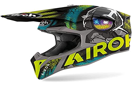 Airoh Helmet Wraap Alien Yellow Matt, M Cover