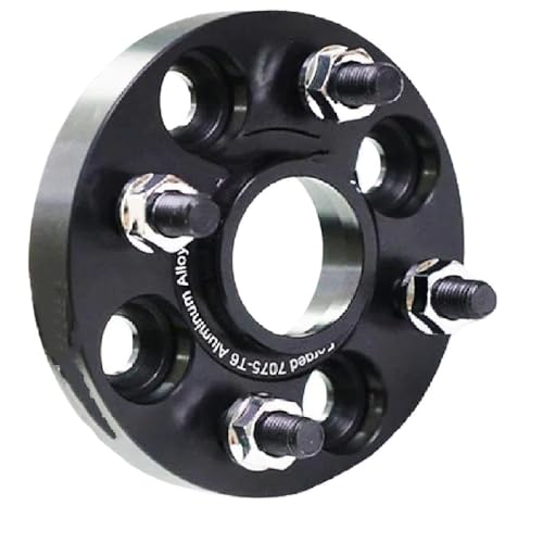 Entretoises de roue 25mm 4x108 65.1mm pour Citroën C4 et Cactus noir