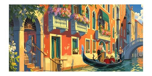 Diamond Painting Venise : occupez vos enfants calmement avec la broderie kit complet 5D - 2