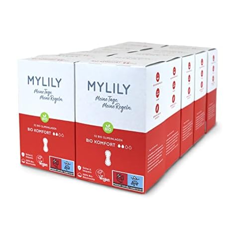 MYLILY® Protegeslips 100% algodón orgánico sin química Cover