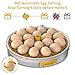 18 Incubators for Hatching Eggs, Egg Incubator with Automatic Egg Turning and Humidity Control, Intelligent Egg Incubator with Automatic Temp. Adjustment