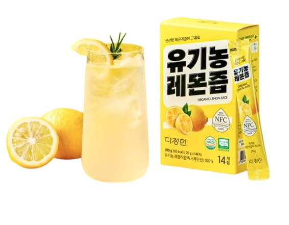 Amazon.com : DAJEONGHEON Organic Lemon Juice Stick Packets - 100