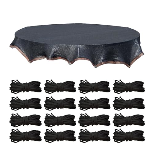 Funda para trampolín anti-UV de lona resistente para juegos de verano al aire libre