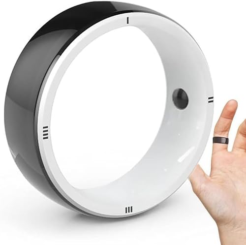 R5 Smart Ring Anillo Inteligente Nuevo Dispositivo portátil Lector IC/ID/NFC Incorporado 6 Tarjetas RFID y 2 Piedras de Salud, Anillo de función Lti Compatible con iOS y Android,M