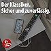 Brennenstuhl Eco-Line, Steckdosenleiste 6-Fach (Mehrfachsteckdose mit erhöhtem Berührungsschutz, Schalter und 1,5m Kabel) schwarz
