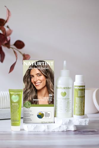 Naturtint 6N Dark Blonde Permanent Hair Color (Pack of 1), Ammonia Free, Vegan, Cruelty Free, up to 100% Gray Coverage, Long Lasting Results (Packaging may vary)
