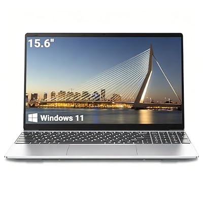 Breloom 15.6 in Business Laptop, 6GB RAM 128GB SSD Win 11 Students Laptops with N4500 (Up to 2.8 Ghz), USB 3.0, 1920x1080 FHD Display, Wi-Fi 5