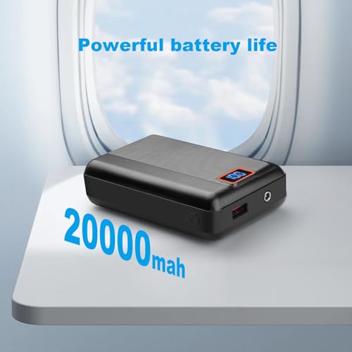 Batería recargable 20000mAh 7.4V con cable USB y carga rápida miniatura 4