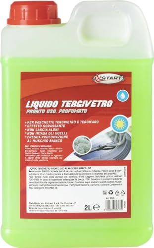 Liquido Tergivetro Profumato Al Muschio Bianco 2L Effetto Sgrassante