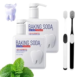 AEXZR Baking Soda Multi-White Zahnpasta (2 Stück)