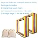 HUGELIU 2PCS Playing Run Mat for Boys Girls Indoor Outdoor Team Building Games for Work Adults, Field Day Games for Adults, Yard Game Family Carnival Fun Birthday Party Group Activity