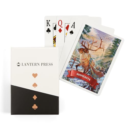 Lantern Press Juego de 52 Cartas Póker Minnesota