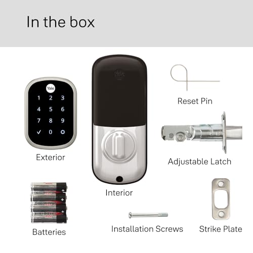 Yale Security YRD157-NR-619 Keyless Entry Touchscreen Deadbolt - Unlock Using Your Entry Code thumb #5