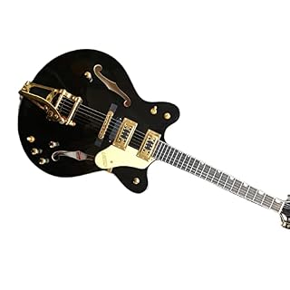 AMINIY Guitare électrique Jazz rosebood Touche Acajou Panneau érable vin Rouge Creux Jazz Guitare électrique (Color… - Les Beatles, Paul McCartney, John Lennon, RIngo Starr, George Harrison