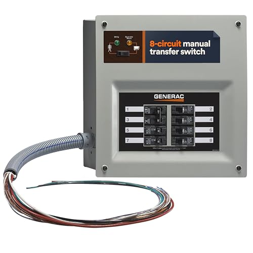 Generac 6852 Home Link Upgradeable Transfer Switch Kit: Power Your Home with Confidence, 30 Amp, Multi