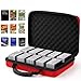1200-2200 Card Game Case for Cards Against Humanity Game,Playing Trading Travel Card Storage Holder for Pokemon Cards, Sports Card and Baseball Cards,Fit All Other Card Games Expansions (Red)