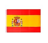 ZZ DISFRAZZES | Bandera de España Colgable de 90x60 cm (Artículo sin talla)