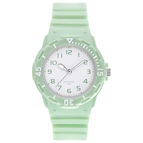 Cnbro Women's Wrist Watches Nurse Watches With Second Hand For Women Girls Waterproof Easy Read Dial Minimalist Basic Watch Luminous Nursing Watch Gifts For Women,Green #TOP4