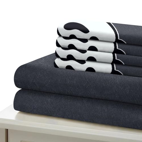 Housse de couette panda hypoallergénique avec fermeture éclair microfibre