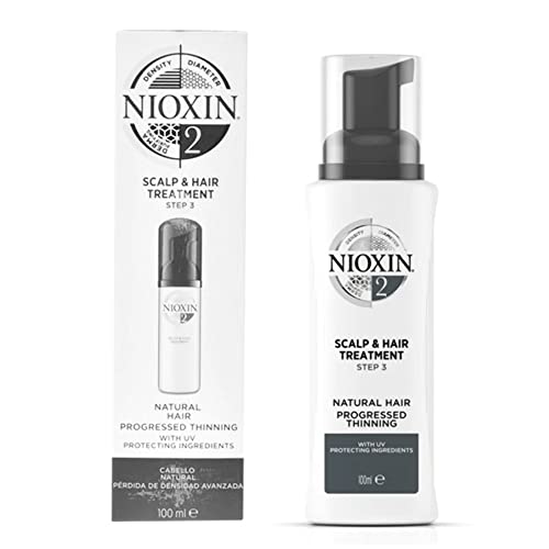 Nioxin - Tratamiento Scalp Treatment - para Cabello Fino, Natural y muy Debilitado - Sistema 2 - paso 3 - 100ml