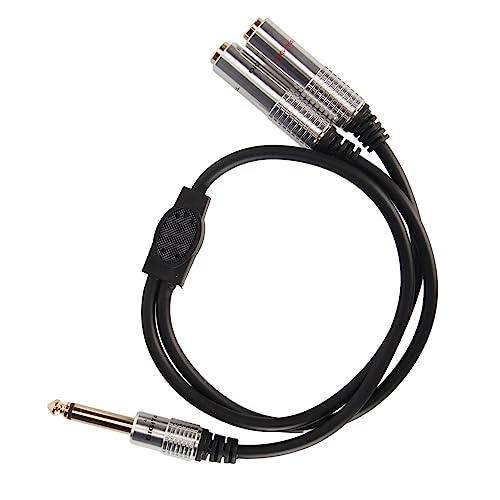 Cable Jack 6.35mm Macho a Dual 6.35mm Hembra 50cm miniatura 7