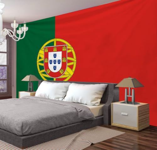 Tapisserie rouge vert drapeau portugais décoration murale - 4