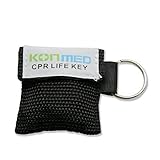 KONMED Wiederbelebungs-Gesichtsmaske, an Schlüsselanhänger, 20 Stück