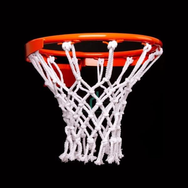 Indoor Basketball Nets (Pair) – Heavy-Duty Woven Material for Standard Hoops – Durable Net Replacement for Gym, Court, or Training Use