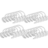 20pcs C-Shape Cheek Retractors Mouth Opener Transparent Teeth Whitening Lip Expanders for Dental Teeth Whitening Mouthguard Challenge Game