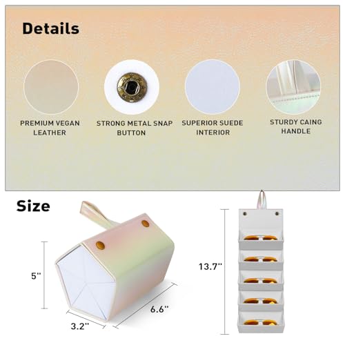 Image of Travel Sunglasses Organizer, Sunglasses Travel Case for Multiple Pairs, Multiple Travel Case for Women, Men