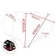 Motorrad-Tank-Seitenstoßstangen-Rahmenschutz für NC750X, Motorschutz, Highway-oberer Sturzbügel, kompatibel mit NC 750X NC 750 X NC-750-X 2021 2022 2023, Absturzsicherung (Silber)