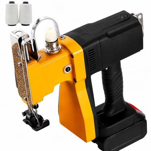 Máquina de coser inalámbrica con cierre de bolsas, 2600 mAh con modos manual y automático para bolsas de plástico de papel tejido Máquina de coser inalámbrica con cierre de bolsas, 2600 mAh con modos manual y automático para bolsas de plástico de papel tejido