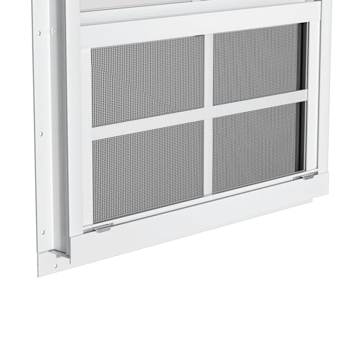 WRISIN 2 Pack Shed Windows 30" W x 36" H Flush Mount, Household Windows for Playhouses, Barns, Chicken Coop by WRISIN - Used condition - Image 5