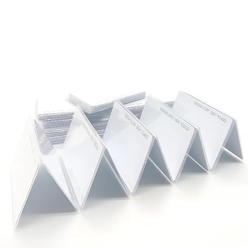 125KHz RFID Proximity ID Cards Key Token Tag Card for Entry Access Control System for Electronic Door Cabinet Lock EM4100 TK4100, Read Only ﻿ (20 PCS)