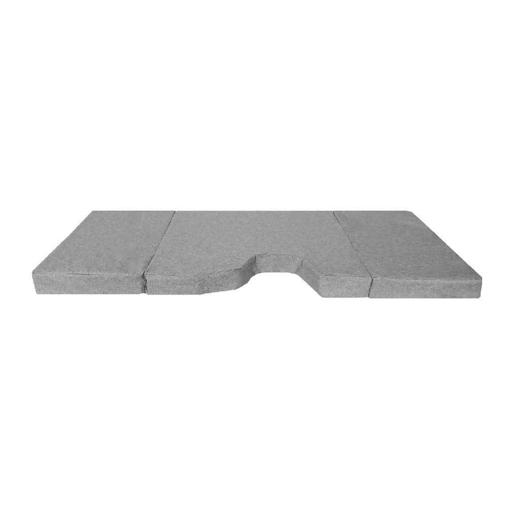 Colchón Plegable Cama Delantera Camper Compatible Opel Movano Renault Master NV400 2011 Gris
