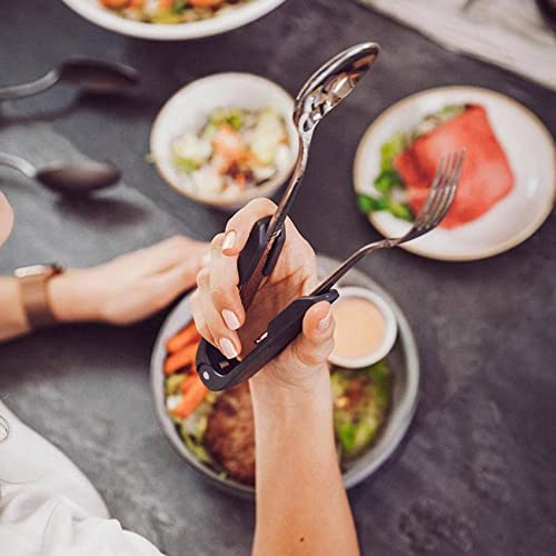ZHIZAIHU 2X Any Tongs BBQ Clip Cutlery Clip Food Tongs No-Stick Food Clip BBQ Tongs Brot Clamp Cake Clip Geschirr