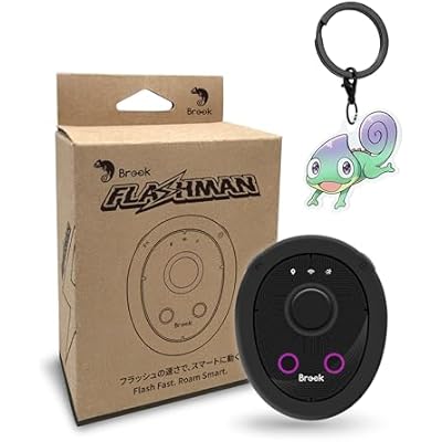 Brook Flashman Virtual GPS Gaming Joystick for iPhone iOS, Bluetooth Location Controller Compatible with Pocket Monster and Location Mobile Games, Smart Roaming, No Jailbreak