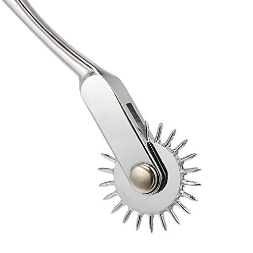 JIEBA Martelo de Reflexo Diagnóstico Médico Aço Inoxidável Roda Wartenberg Pinwheel
