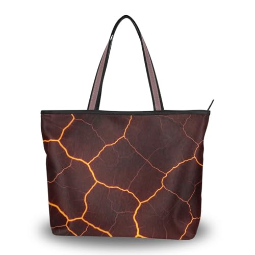 Sac à main réutilisable en soie Fire Flow pour un quotidien pratique