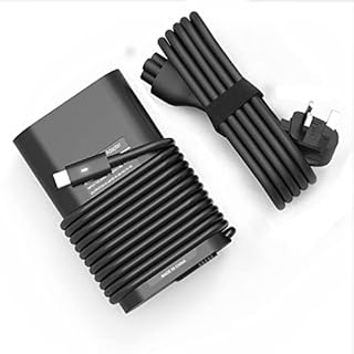 65W USB C Laptop Charger Replacement for Dell Latitude 7400 7420 7370 7275 5175 5285 5290 3400 3500 3390 5410 5420 5520 XPS 13 9350 9360 9365 9370 Chromebook 3100 3400 5190 Venue Power Supply Cord