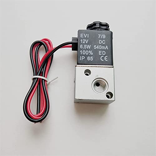 Vanne pneumatique électrique 12V 24V électrovanne 3 voies 2 positions NC