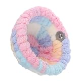Comodidad mejorada: la casa para pájaros para jaula utiliza vellón de coral de calidad para construir una cálida cama para loros, brindando un tacto suave y una comodidad óptima para pájaros pequeños como periquitos y cacatúas, casa para pájaros para jaula, cama cálida para pájaros en invierno
