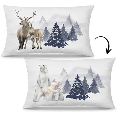 Mingnei 304HJ-BZT Deer Decorative Pillow Cover Cover